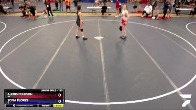 130 lbs Cons. Round 2 - Alexis Pehrson, NE vs Sofia Flores, IL