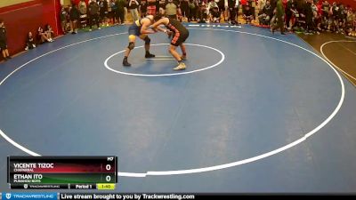 165 lbs Quarterfinal - Ethan Ito, Punahou Boys vs Vicente Tizoc, Chaparral