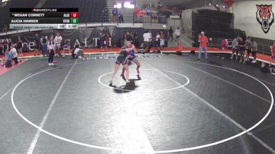 95-100 lbs Champ. Round 5 - Megan Cornett, Alaska vs Alicia Hansen, Utah