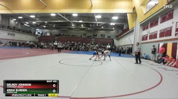 120 lbs Cons. Round 3 - Krew Burden, Snowflake vs Delroy Johnson, Monument Valley