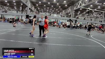 114 lbs Placement (4 Team) - Mckenziee Mills, Full Circle vs Sammie Gray, 5forty Lady Brawlers