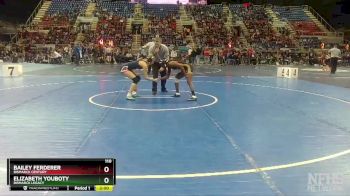 110 lbs Champ. Round 1 - Bailey Ferderer, Bismarck Century vs Elizabeth Youboty, Bismarck Legacy