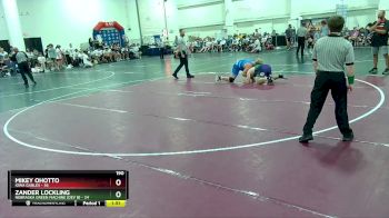 190 lbs Round 5 (16 Team) - Mikey Ohotto, Iowa Gables vs Zander Lockling, Nebraska Green Machine (Dev B)