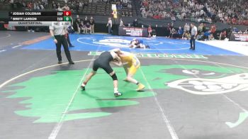 Quarterfinal - Josiah Coleman, South Loup (Callaway/Arnold) vs Brett Larson, Elm Creek