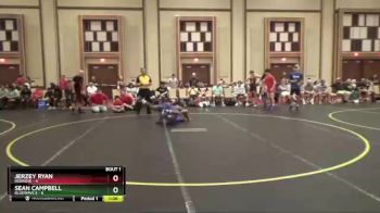 125 lbs Quarterfinals (8 Team) - Sean Campbell, BlueWave E vs Jerzey Ryan, Rednose