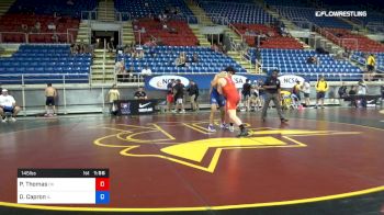 145 lbs Rnd Of 32 - Payton Thomas, Oklahoma vs David Capron, Illinois