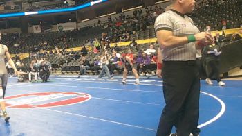 165 Class 3 lbs Cons. Round 2 - Tristyn Lopez, Carl Junction vs Lucas Tennyson, Pacific