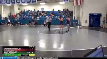 157 lbs Cons. Semi - Cory Stewart, Cornell College vs Jackson Gonzales, Cornell College