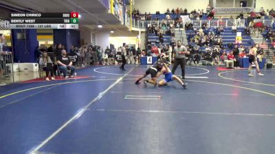 127 lbs Consy 5 - Simeon Chirico, DuBois vs Bently West, Trinity