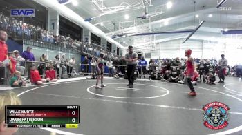 80 lbs Round 1 (4 Team) - Wille Kurtz, East Kansas Eagles Gold vs Dakin Patterson, Kansas Mayhem