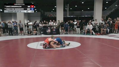 51 kg Champ. Rd Of 32 - Jantz Greenhalgh, Carbon Wrestling Club vs Vince Von Bernewitz, Great Bridge Wrestling Club