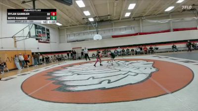 120 lbs Round 3 - Rylan Gambler, Riverton Middle School vs Boyd Ramirez, Lander Middle School