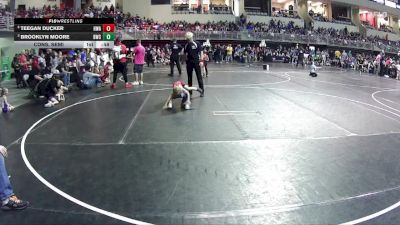 39-40 lbs Cons. Semi - Teegan Ducker, HWA vs Brooklyn Moore, Bennington Wrestling Club