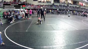 39-40 lbs Cons. Semi - Teegan Ducker, HWA vs Brooklyn Moore, Bennington Wrestling Club