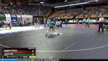 130 lbs Cons. Round 1 - Chase Kiel, Staley vs Charlie Gregg, Holden