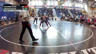 285 lbs Quarterfinals (8 Team) - Emiliano Solache, Mater Lakes Academy vs Alexandre Allens, Key West