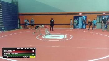 100-106 lbs Round 1 - Ava Teasley, Iron Knights vs Rhyne Johnson, TNWA