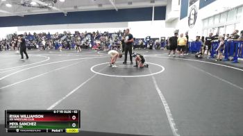 62 lbs Cons. Semi - Miya Sanchez, Legacy WC vs Ryan Williamson, 951 Wrestling Club