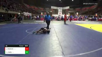 56 lbs Cons. Semi - Landyn Kelly, California vs Liam Bialecki, Granite Wrestling Club