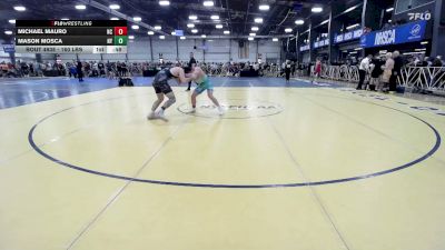 160 lbs Consi Of 16 #1 - Michael Mauro, NC vs Mason Mosca, NY