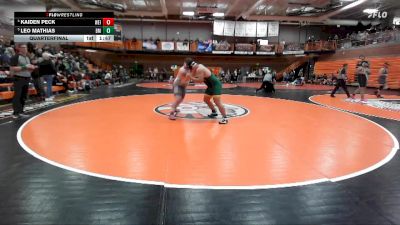285 lbs Quarterfinal - Leo Mathias, Battle Mountain vs Kaiden Peck, Weiser