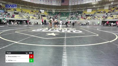 285 lbs Final - Jimmy Brousseau, Paris Wrestling Club vs Corbin Miller, Saints Wrestling Club