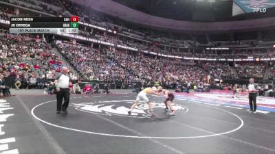 126-5A 1st Place Match - JR Ortega, Grandview vs Jacob Ness, Castle View