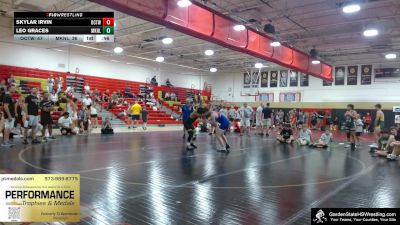 High School - 140 lbs 5th Place Round - Skylar Irvin, Ocean Twp vs Leo Graces, Morris Knolls