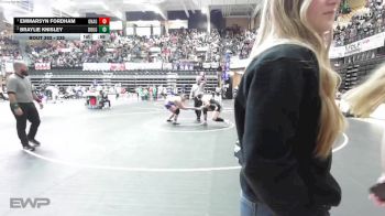 235 lbs 3rd Place Match - Emmarsyn Fordham, Onaga HS vs Braylie Knisley, Douglass HS