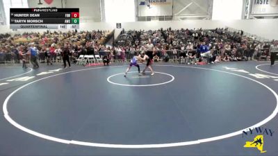 94 lbs Quarterfinal - Hunter Dean, Firehouse Brawlers Wrestling vs Taryn Morsch, Avon Wrestling Club