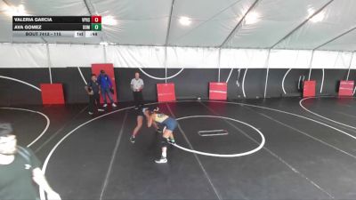 115 lbs Cons. Round 4 - Valeria Garcia, Villa Park High School vs Ava Gomez, Dominator