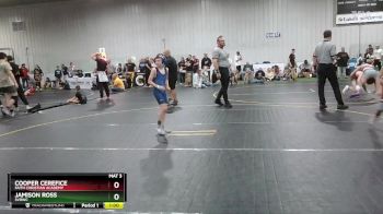 58 lbs Round 1 - Jamison Ross, SVRWC vs Cooper Cerefice, Faith Christian Academy