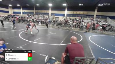 106 lbs Round Of 16 - Samuel Olivier, Riverside Rascals vs Aaron Contreras, Legacy WC