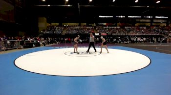 110 lbs Cons. Semi - Trinity Williams, Andover Central HS vs Miley Locke, Basehor-Linwood HS