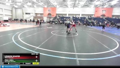 184 lbs Cons. Round 3 - Max Hall, Williams College vs Lennon Soaper, Wesleyan (CT)