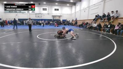 179 lbs Cons. Round 3 - Jose Torres, Washington vs Sebastian Cerrillo, Madera