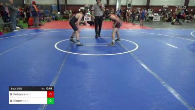 108 lbs Quarterfinal - Max Graeber, RedNose vs James Kavanagh, Point