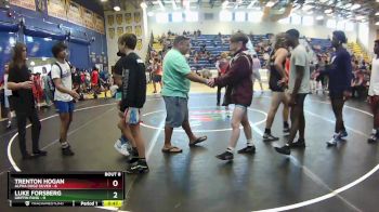 160 lbs Champ Round 1 (16 Team) - Luke Forsberg, Griffin Fang vs Trenton Hogan, Alpha Dogz Silver