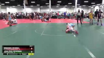 80 lbs Finals (2 Team) - Brennen Veverka, U2 Upstate Uprising Gold vs John Paul McGowan, Iron Horse Blue