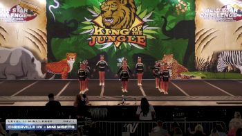 CheerVille HV - Mini Misfits [2025 L1.1 Mini - PREP Day 1] 2025 ASC King of the Jungle Nashville Showdown