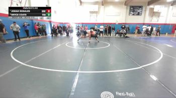 Boys 215 lbs Cons. Round 2 - Josiah Rosales, Gonzales Boys vs Bryce Coats, Pioneer Boys