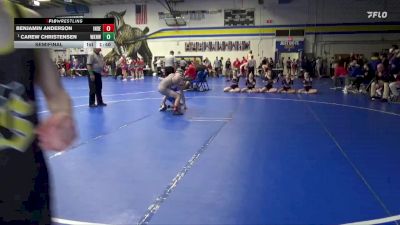 106 lbs Semifinal - Carew Christensen, Waukee Northwest vs Benjamin Anderson, Independence