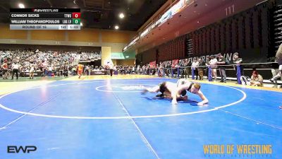 145 lbs Round Of 16 - Connor Sicks, Tulare Titans Wrestling Club vs William Theofanopoulos, Legends Of Gold LV