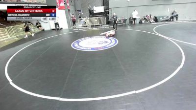 95 lbs Cons. Semis - Sophia Anguiano, Delta Wrestling Club vs Grecia Ramirez, Animal House Wrestling