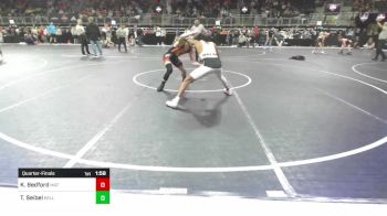 133 lbs Quarterfinal - Kaseem Bedford, Mat Rat vs Tyson Seibel, Belleville Little Devils