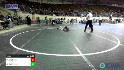 62 lbs 5th Place - Mackinley Wolf, Wolfpak Wrestling vs Alicen Quillin, Chickasha Youth Wrestling