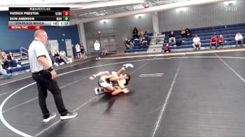 149 lbs 5th Place Match - Zion Amerson, Midland (Neb.) vs Patrick Preston, Colorado Mesa University