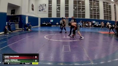 150 lbs Cons. Round 3 - KNOX VERBAIS, Bethalto (Civic Memorial) vs Cody Salomon, Skyline