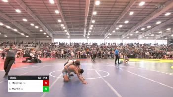 126 lbs Quarterfinal - Leo Maestas, CA vs Colin Martin, VA