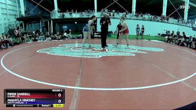 143 lbs Round 3 (6 Team) - Piper Sandell, Illinois vs Makayla Hinchey, South Carolina